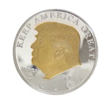Trump Commemorative Coin Keep America Great - In God We Trust Two Color
