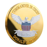 Trump Commemorative Coin Keep America Great - In God We Trust Two Color