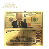 Trump Banknote 2020 Gold Skin Dollar Bill