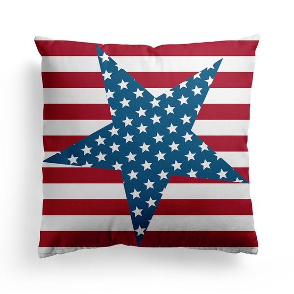 Star Center Patriot Pillow