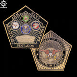 Pentagon USA Department Of Defense Amy Navy Air Force Challenge US Coin Collection